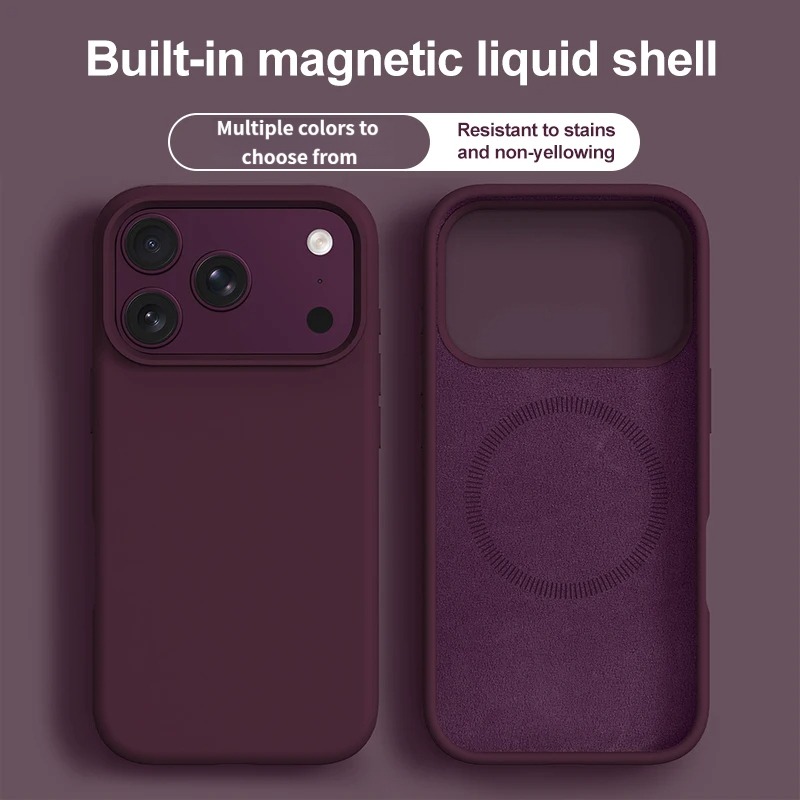 Liquid Silicone Magnetic Phone Case - Original Liquid Silicone Magnetic Phone Case