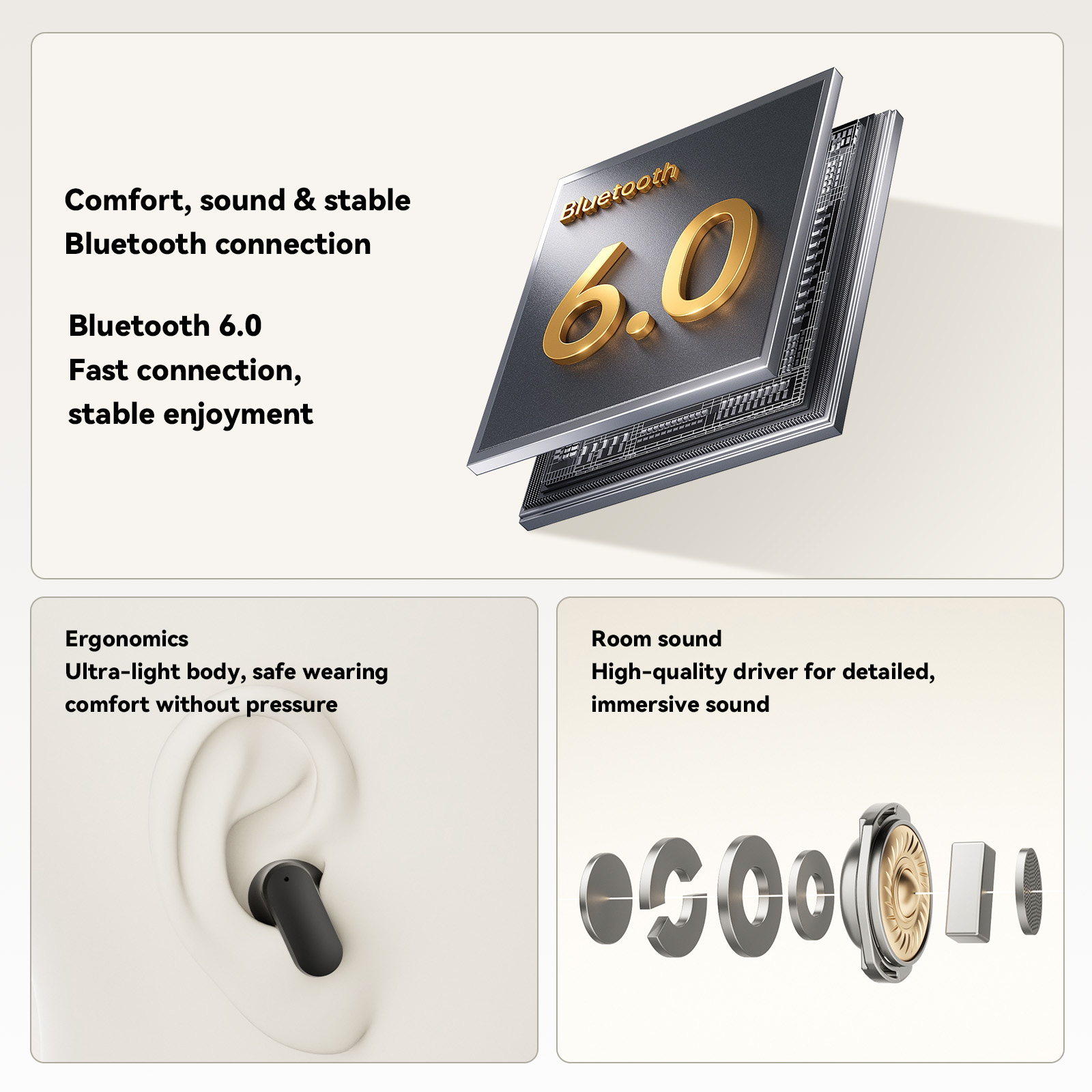 ZNP N04 Wireless Bluetooth Ear - Earphones recension och pris