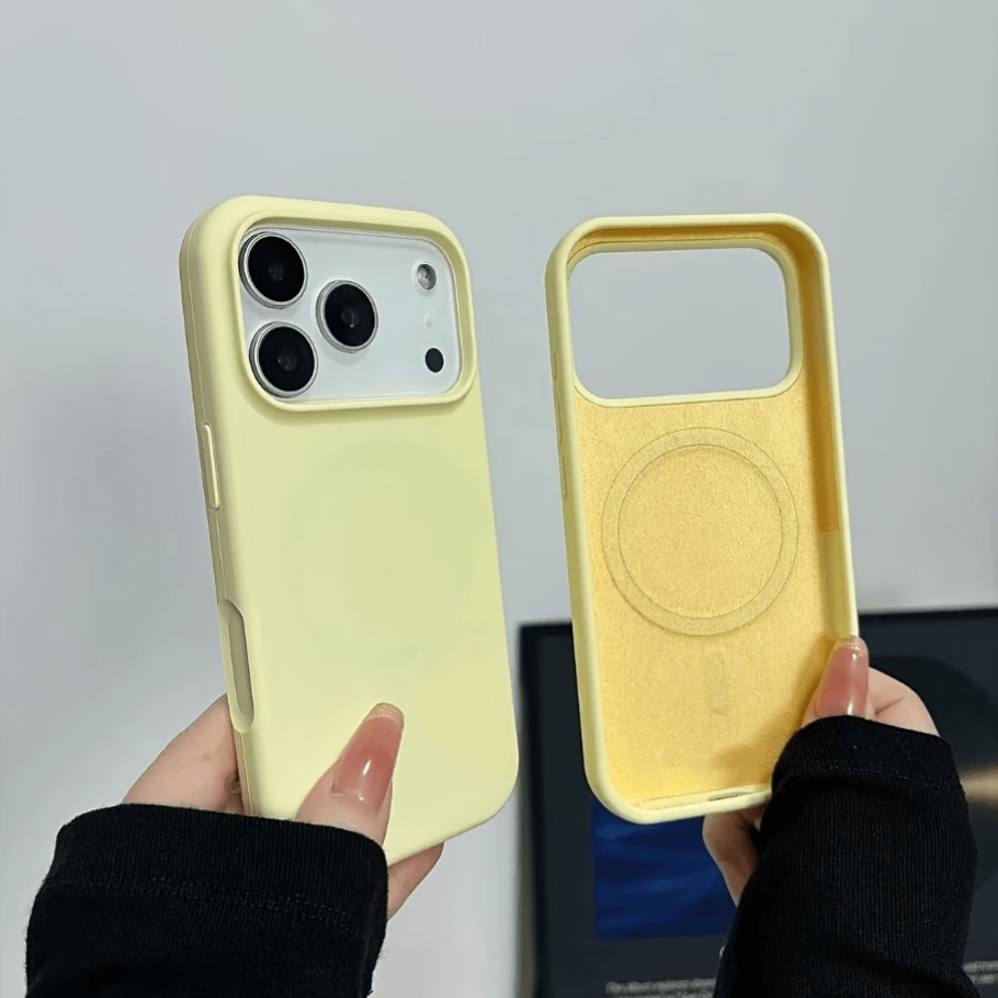 Liquid Silicone Soft Skin Feel - Liquid Silicone Magnetic Phone Case recension och pris